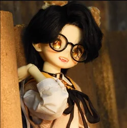 New two tongue two Yuan bjd baby 1/4 cat Coco cartoon sd joint doll p Rabbit Bean Bean fat body makeup