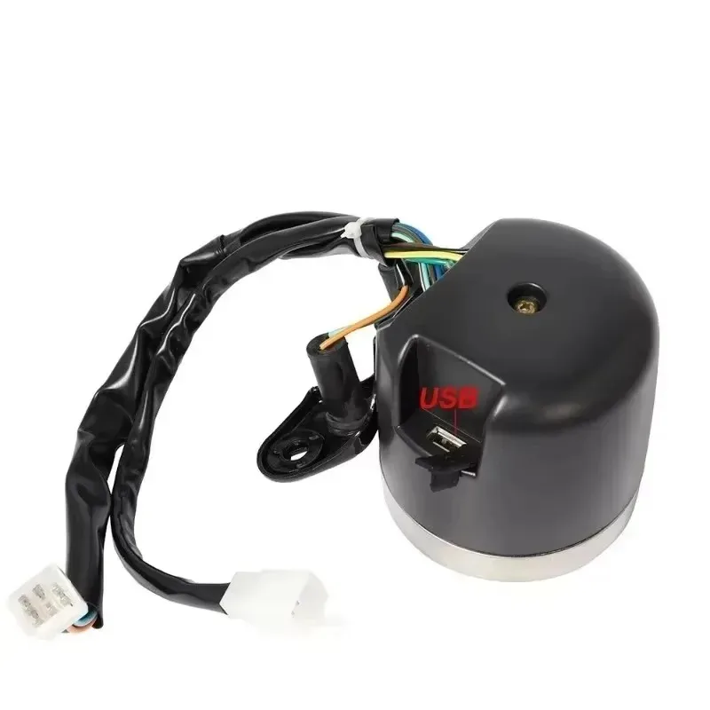 لـ CG125 وGN125 واجهة رقمية عداد السرعة متسابق القهوة مع مقياس الوقود مع ضوء وشاشة LCD USB