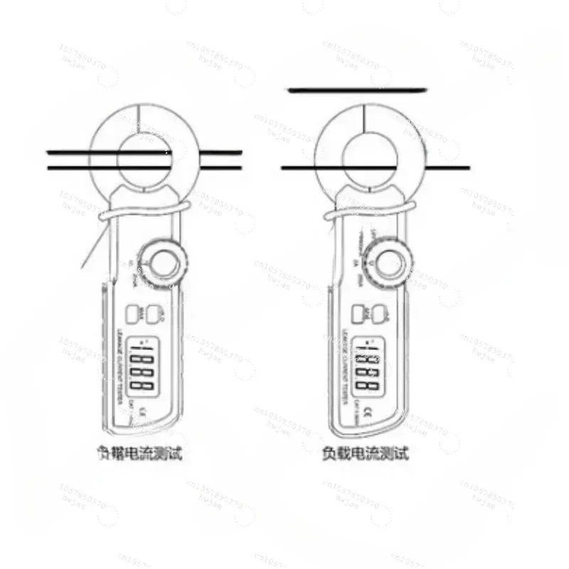 CEM DT-9810 Mini Clamp Meter AC Leakage Current Tester 0.1mA High Resolution Digital Display New