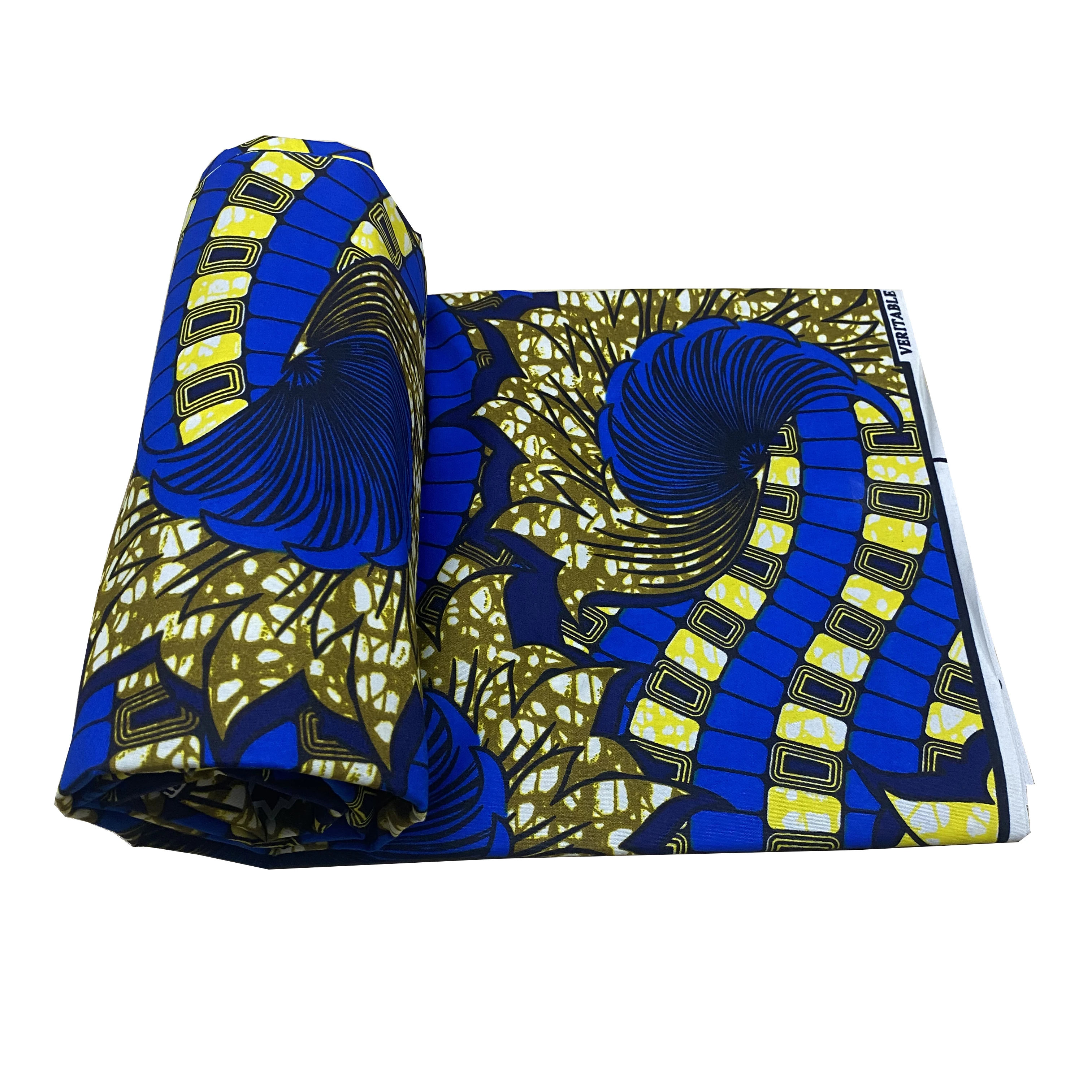 Autentico tessuto africano Ankara in cera da 6 metri, stock fresco, di alta qualità, perfetto per progetti fai da te da cucire