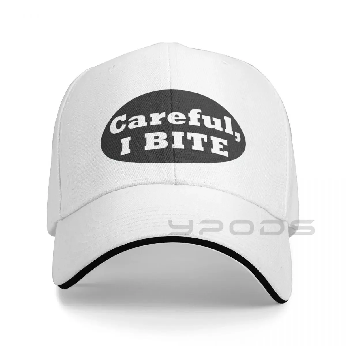 

2023 New Careful, I Bite Cap Baseball Cap Designer Hat Rave Women's Winter Cap Men's