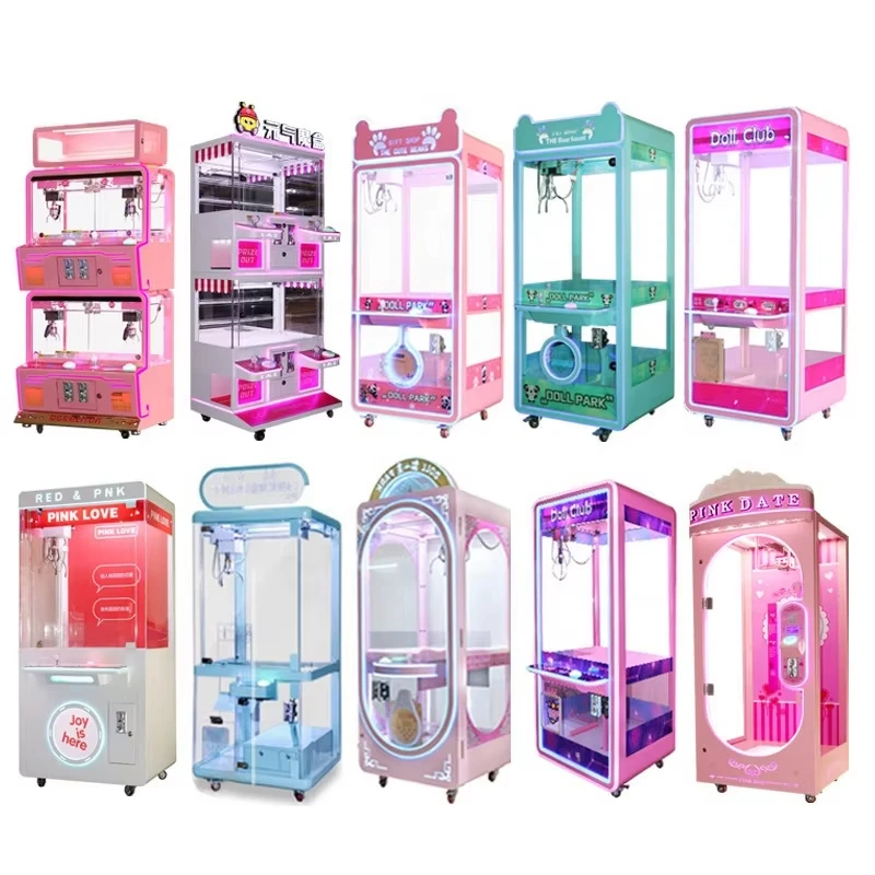 

Coin Operated Claw Machine Parts Crane Gift Prize Winning Vending Mini Claw Arcade Machine Kit for Toy