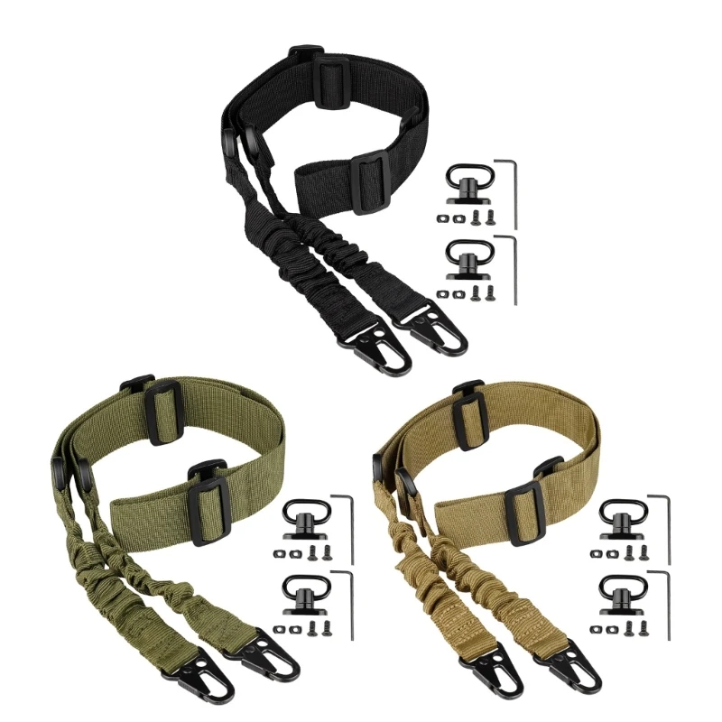 

2 Point Sling Adjustable Nylon Shoulder Strap Multiple Use Guns Sling Strap Rope for Outdoor Sports Hunting Straps