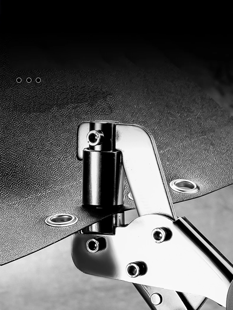6mm / 10mm Ösenzange Kit Werkzeuge Tragbare Handpresse Metall Tülle Locher Zange für Leder Leinwand Kleidung DIY Plane Ring – Detail 7