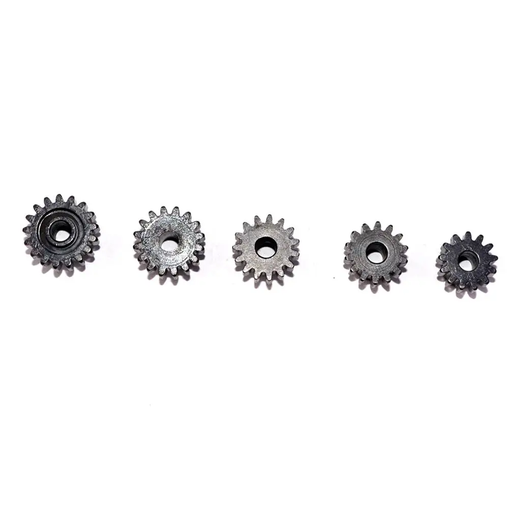 Durable Metal RC Car Pinion Gear Assortment 13T-17T for 1/8 Electric and Nitro Motor Upgrades - view 3