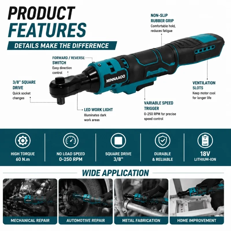 FOR MAKITA 18V Battery Pack 6.0Ah Lithium Ion Rechargeable Power Tool Battery High Capacity Long Lasting Battery