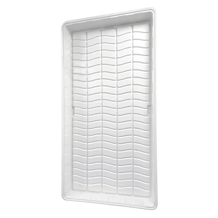 大型厚板プラスチックトレイ 潮汐ポット 植物育成苗ポット 蓋付き 庭園＆室内植物用