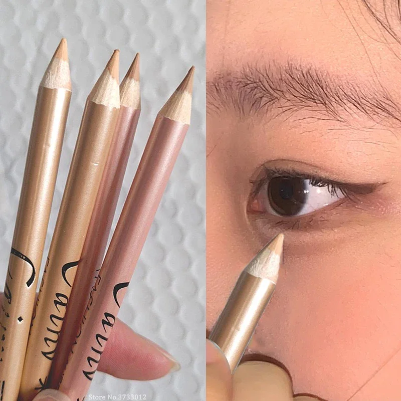 Eyelids Lying Silkworm Brightening Stick Ivory Beige Concealer Pencil Cover Face Spots Lip Liner Matte Concealer Cream Stick