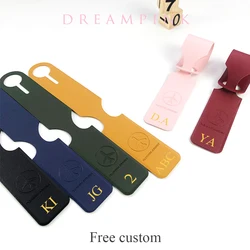 Customn Letters Luggage Tag Fashion Small Address Airplane Suitcase Identifier Tag DIY Logo Personalize Gift Travel Accessories