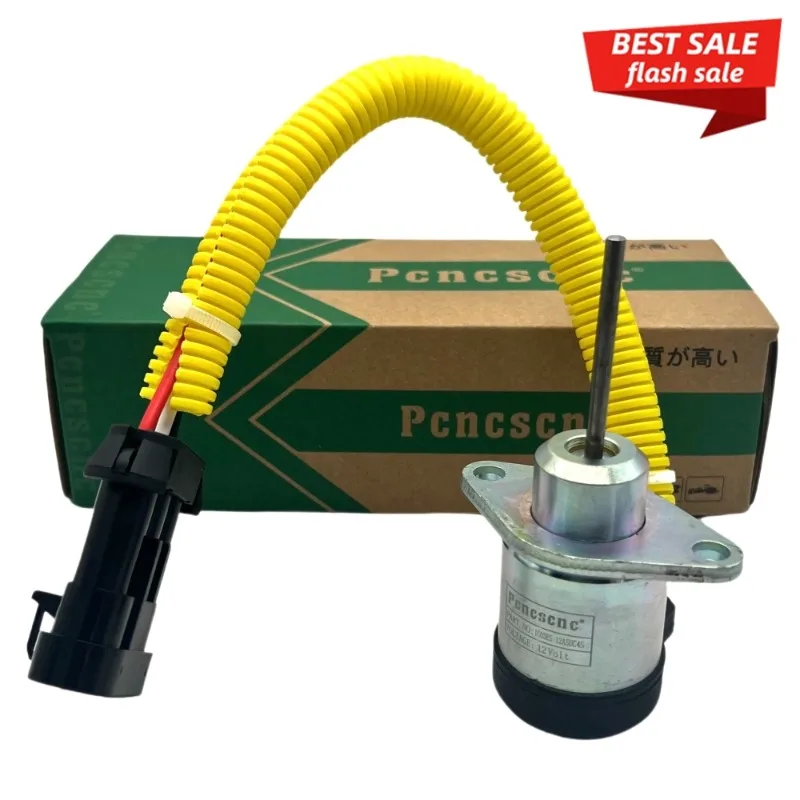 

1G925-60011 6691498 12V Fuel Shut Off Solenoid S185 S205 325 328 329 for Kubota Engine 1503ES-12A5UC4S Stop Solenoid