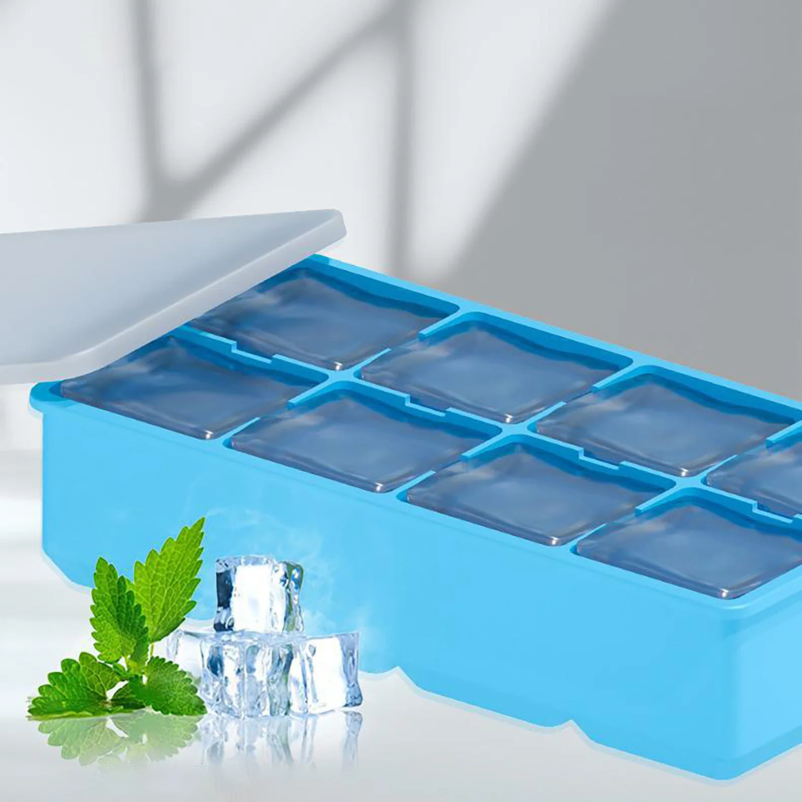 

Food Grade Silicone Ice Mold Creative DIY Easy Demould Ice Mold with Lid Summer Household Ice Model Ice Making Tool Accessory