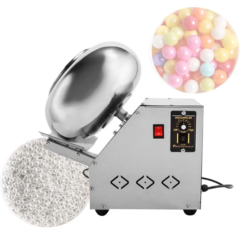 

Multi-Function Chocolate Almonds Nuts Coater Coating Pan Machine Peanut Sugar Candy Coating Polishing Machine