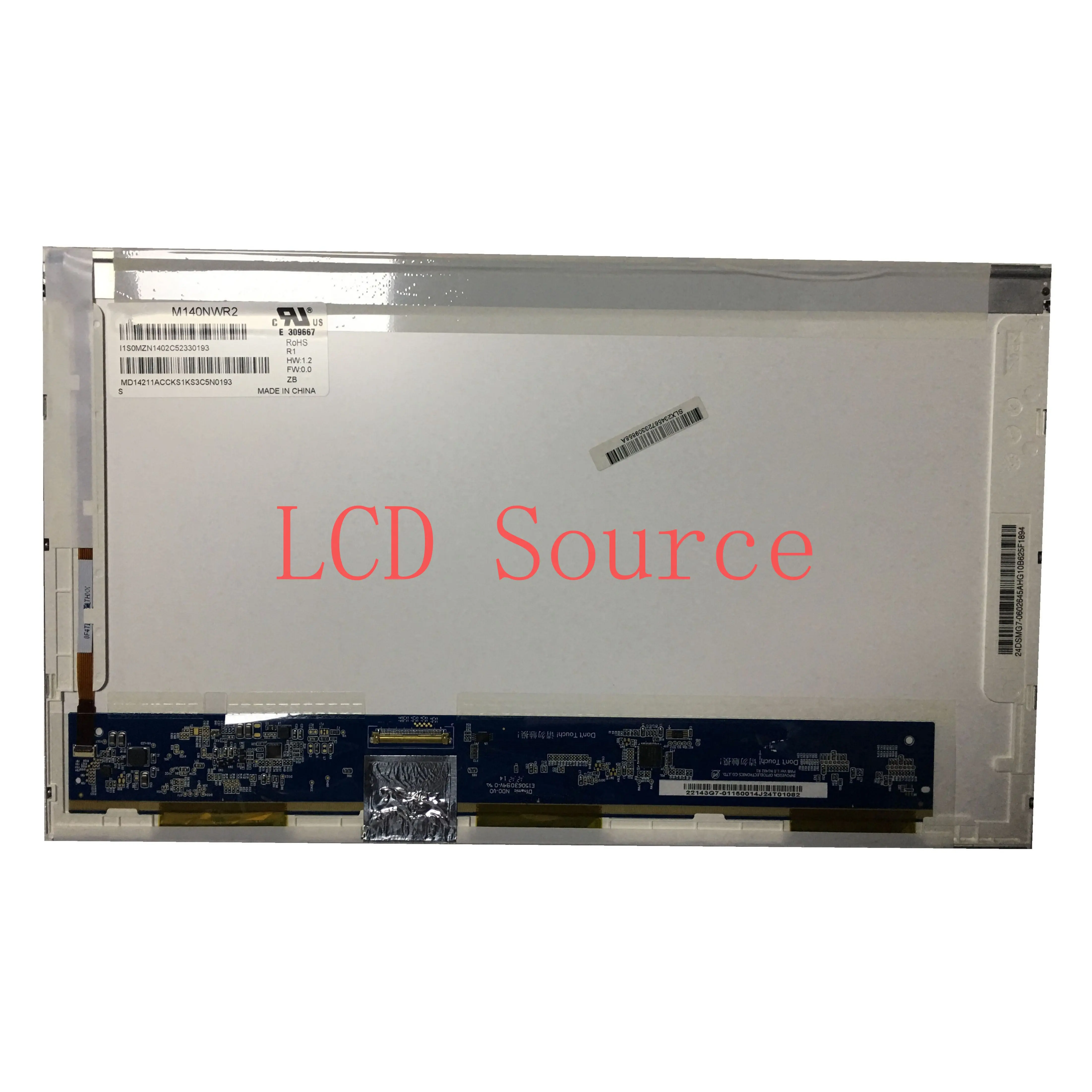 M140NWR2 R1Fit N140BGE-L23 HB140WX1-100/200 LTN140AT02 LTN140AT26 B140XW01 V.8 LCD