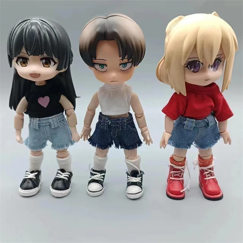 

HOUZIWA OB11 Одежда для кукол Короткие джинсовые брюки для кукол GSC Molly 1/12 BJD