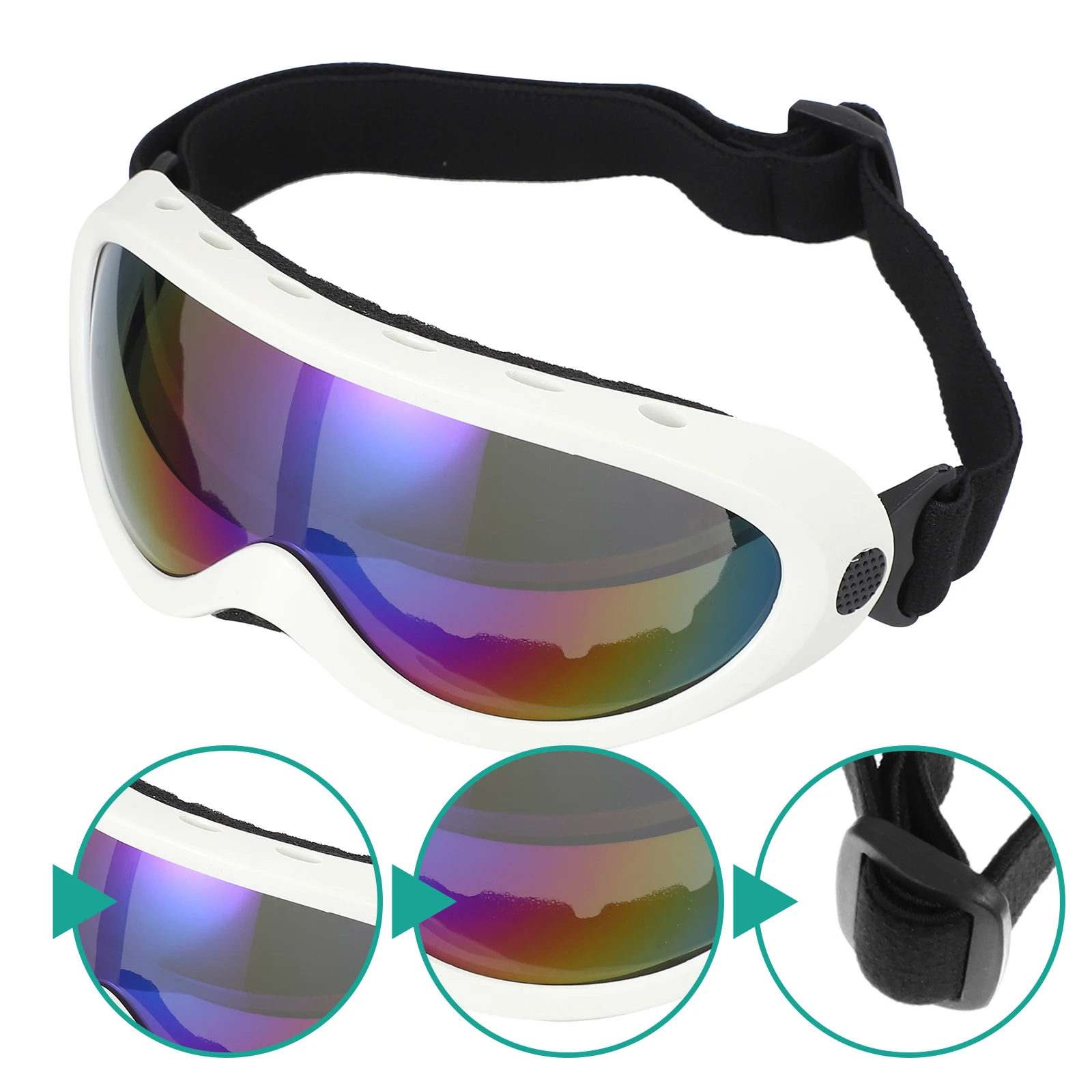 Occhiali di protezione UV Materiale PC durevole Occhiali sportivi anti UV Ciclismo Alpinismo Sci Regalo da viaggio all'aperto