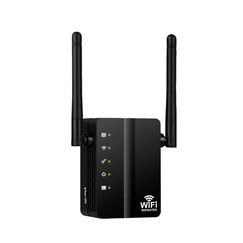 2.4G Wireless WiFi Repeater Dual Band 300Mbps amplificatore di segnale Booster 2 antenne WiFi Range Extender Wlan LAN Port Router