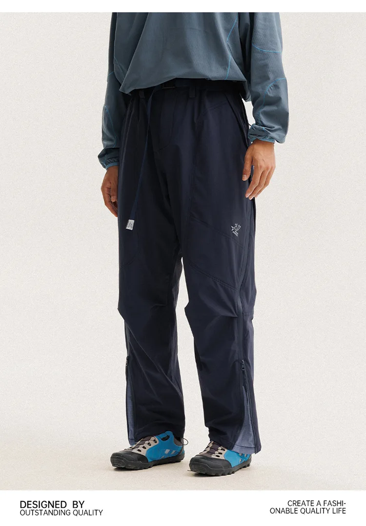 Unisex Leichte Softshell Funktionshose - Anpassbare Passform, Feuchtigkeitsableitend & Reißfest für Outdoor & Alltag – Detail 11
