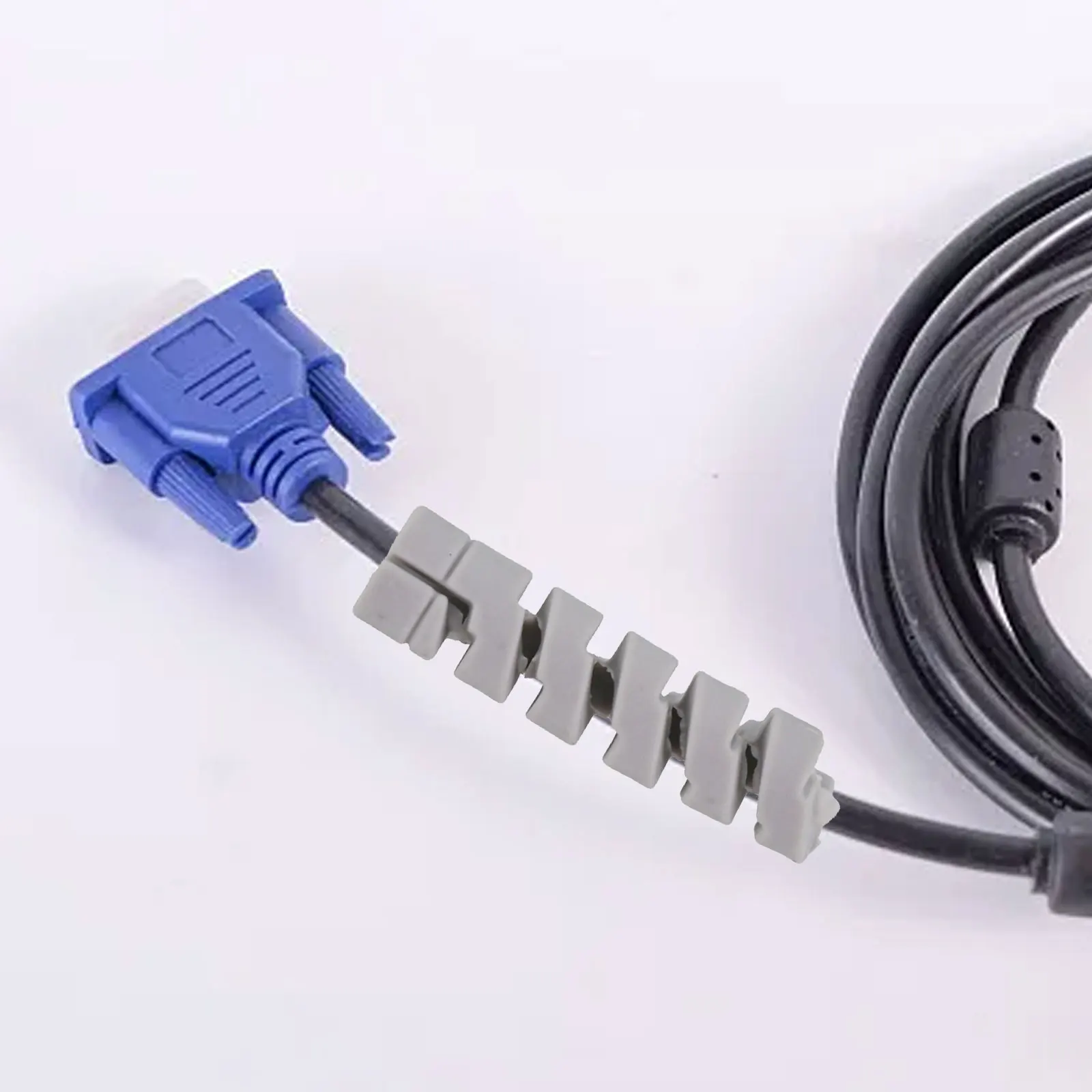 Flexible Spiral Silicone Cable Protector For Cell Phones USB Cables  Computers Laptops Mouse Cables Consumer Electronics