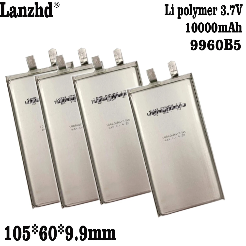 1-12pcs 3.7V 1060115 9960105 9960B5 Li Polymer Lithium LiPo cells Took for colorfly c10 E-Books Power bank Tablet PC DVD 10000mA