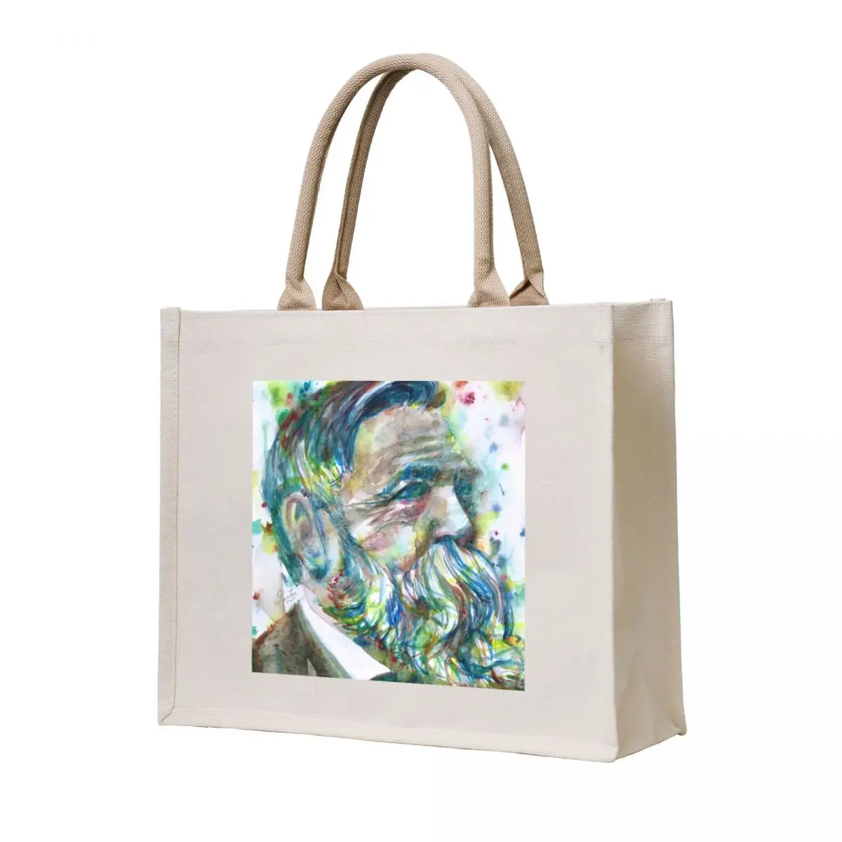

FRIEDRICH ENGELS watercolor portrait .1 Tote Bag women bag female bag Lady bags