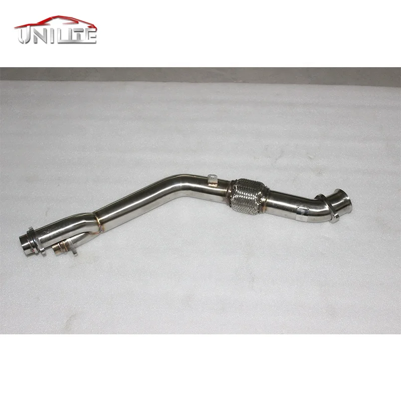 SS304 Exhaust Downpipe Fits B MW Series5 E39 525D 530D M57 163PS 184PS 193PS 1997-2003