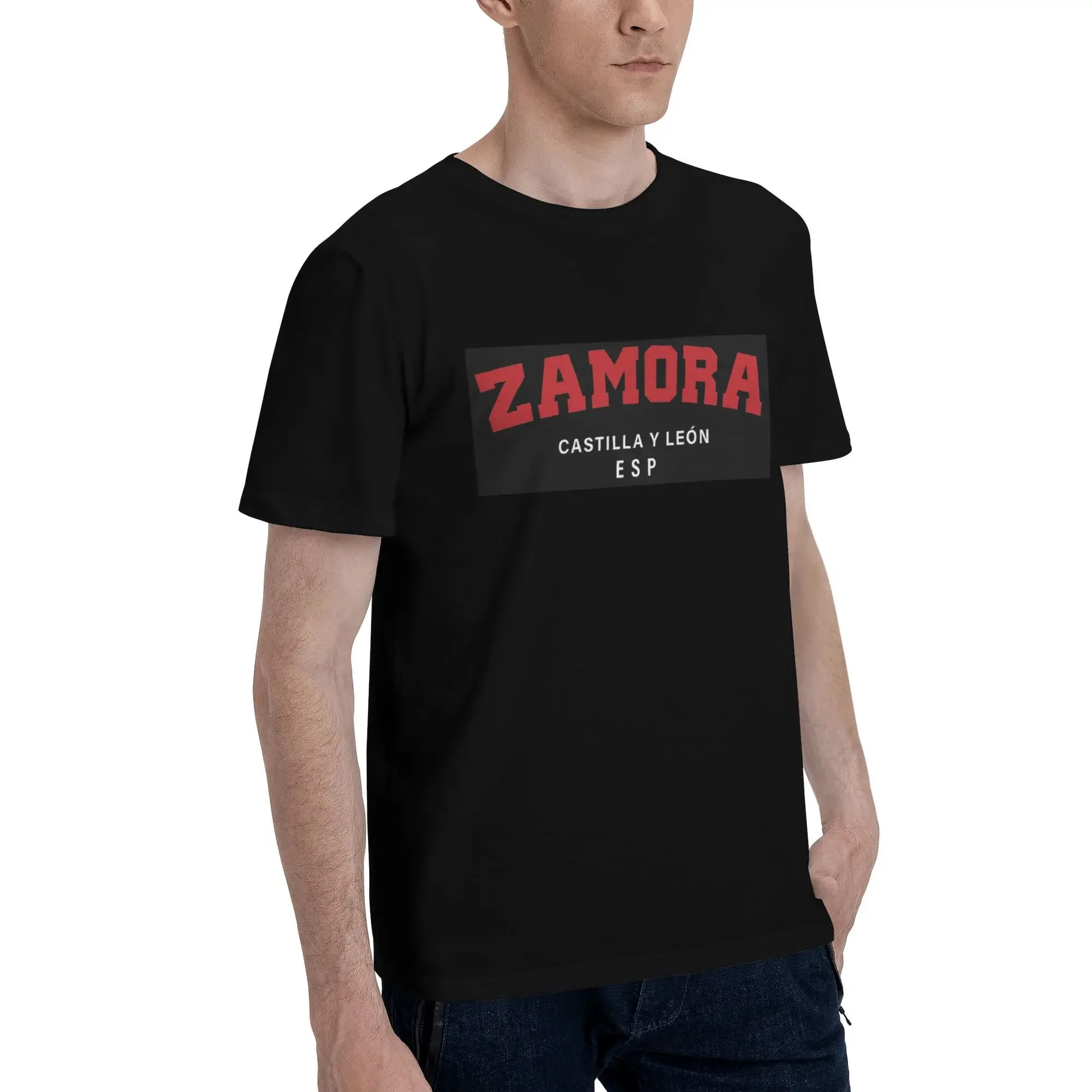 Zamora Castilla And Leon Spain Men T-Shirt Oversized T Shirts Men's Crew Neck Cotton Tees Short Summer Male