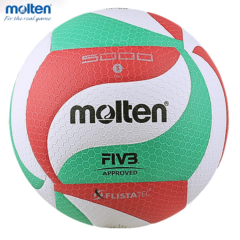 

Molten US Original V5M5000 Volleyball Standard Size 5 PU Ball for Students Adult and Teenager Competition Training Outdoor Indoo