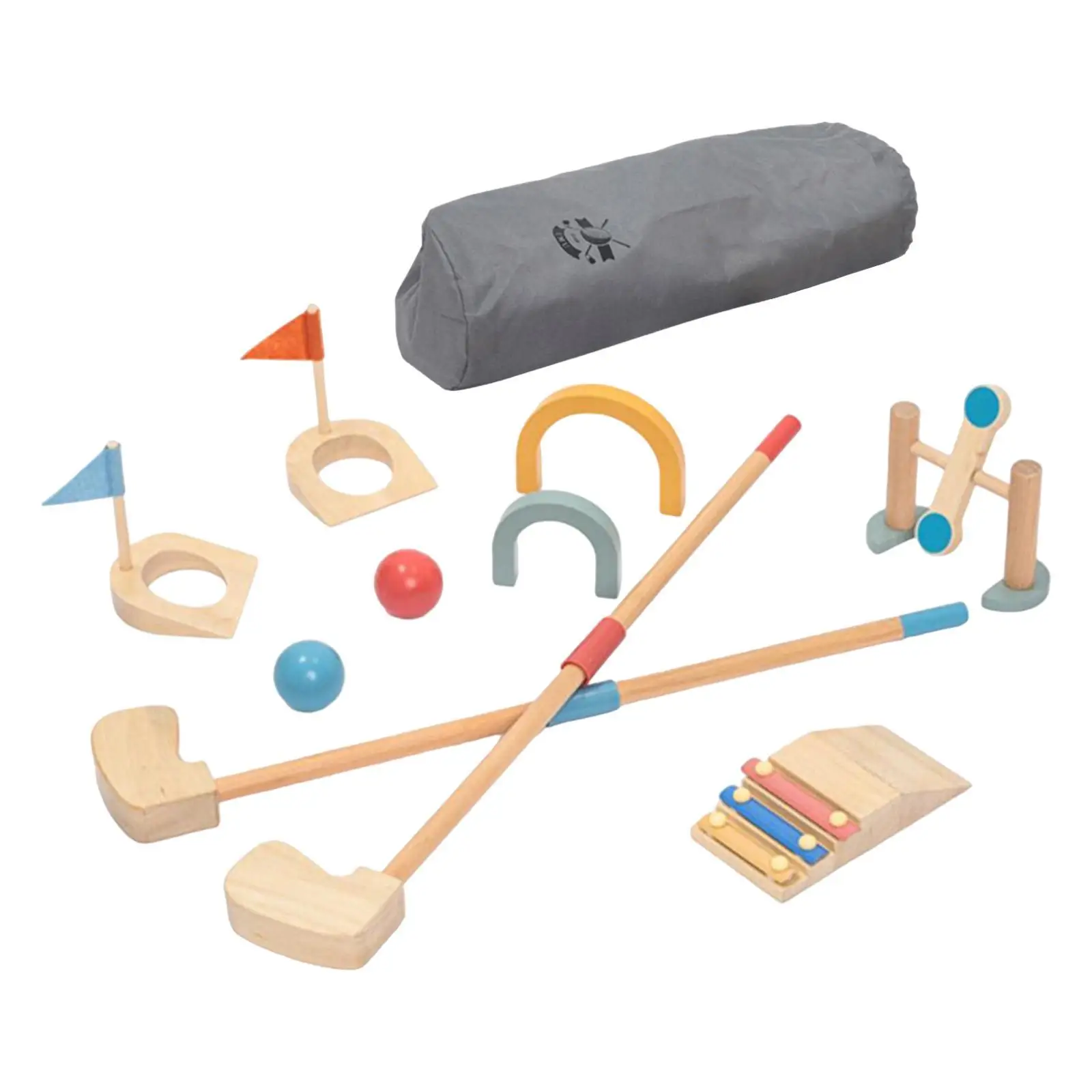 

Golf Set Realistic Parent Child Interaction Mini Golf Set for Indoor Outdoor