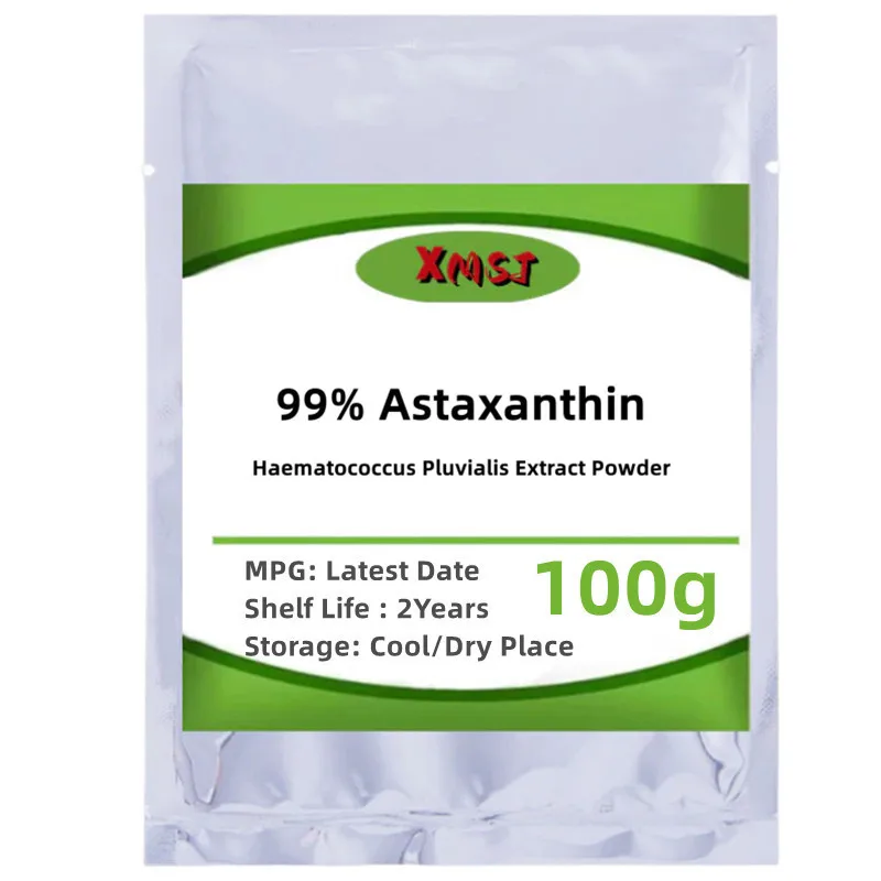 Cosmetic grade Astaxanthin Powder, Anti Aging Replenishes Water,Inhibit skin Melanin free shipping