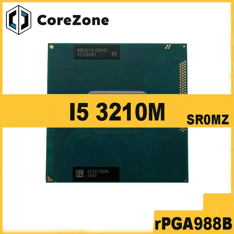 

Двухъядерный четырехпоточный процессор Core i5-3210M i5 3210M SR0MZ, 2,5 ГГц, 3M, 35 Вт, разъем G2/rPGA988B