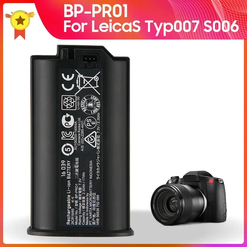 

Сменный аккумулятор BP-PR01 для Leica LeicaS Typ007 S006 S007 16039, 17 Втч, высококачественные аккумуляторы 2,30 Ач, 7,3 В
