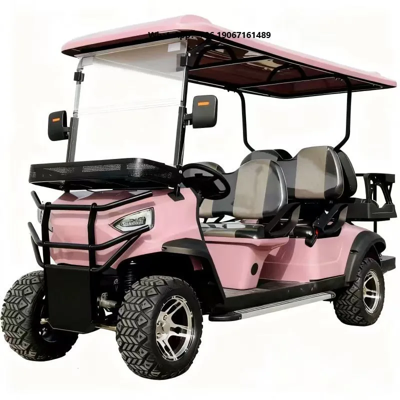High Quality 4 Wheel Electric Powerful Golf Cart 6 Seater Lithium Battery Golf Car for Sale LXM