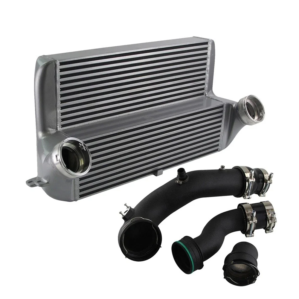 Front Mount Intercooler Intercooler Kit + Charge Boost Pipe for  X5 F15 E70 X6 F16 E71 35i 40e FMIC Intercooler Kit