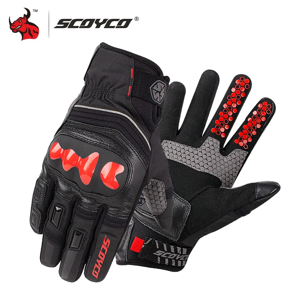 

SCOYCO Anti-drop And Wear-resistant Motorcycle Gloves Windproof Anti-drop Motocross Outdoor Cycling Protective Gloves