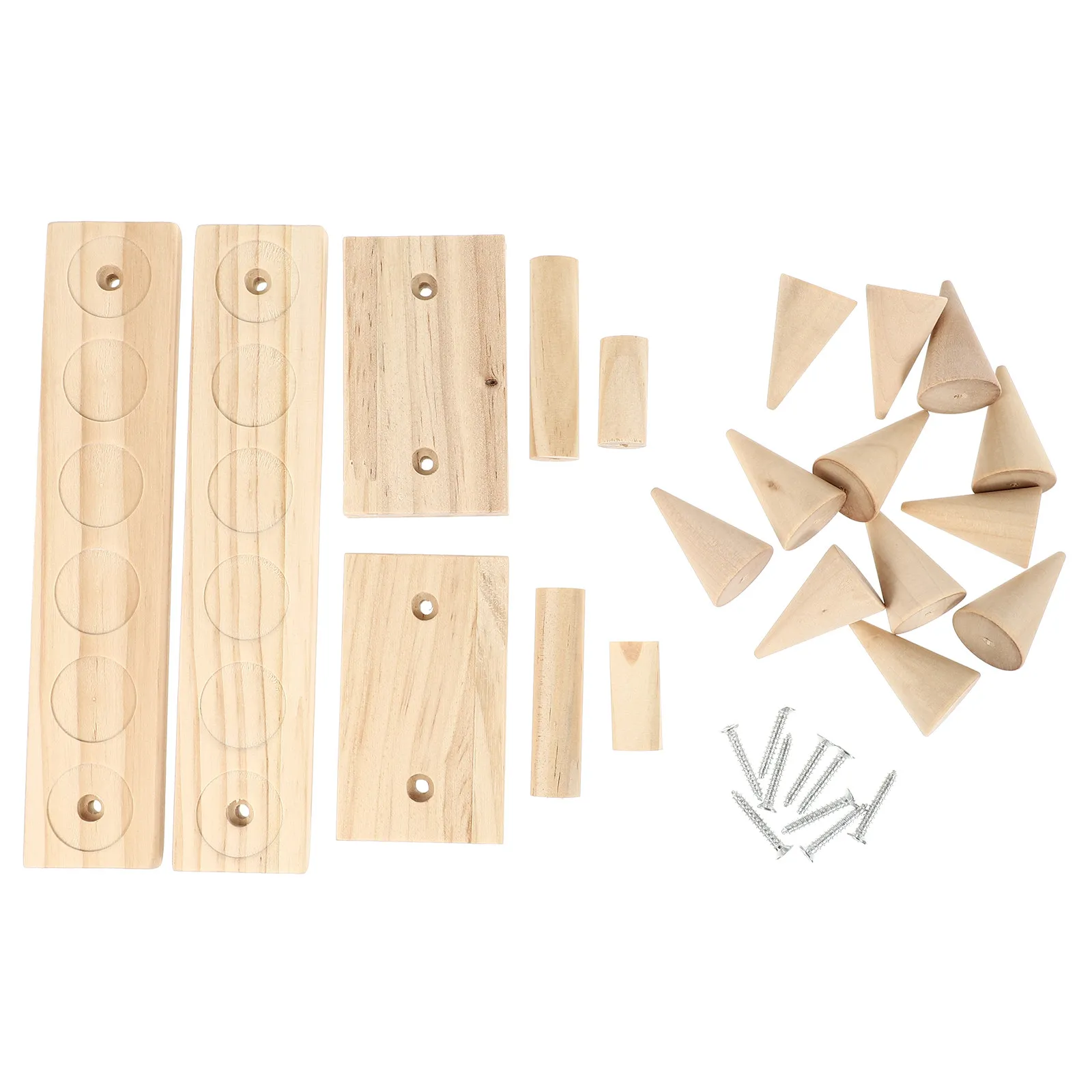 

Подставка для колец из массива дерева, 1 шт., двухуровневая, съемная, деревянная, для организации и демонстрации колец, настольная