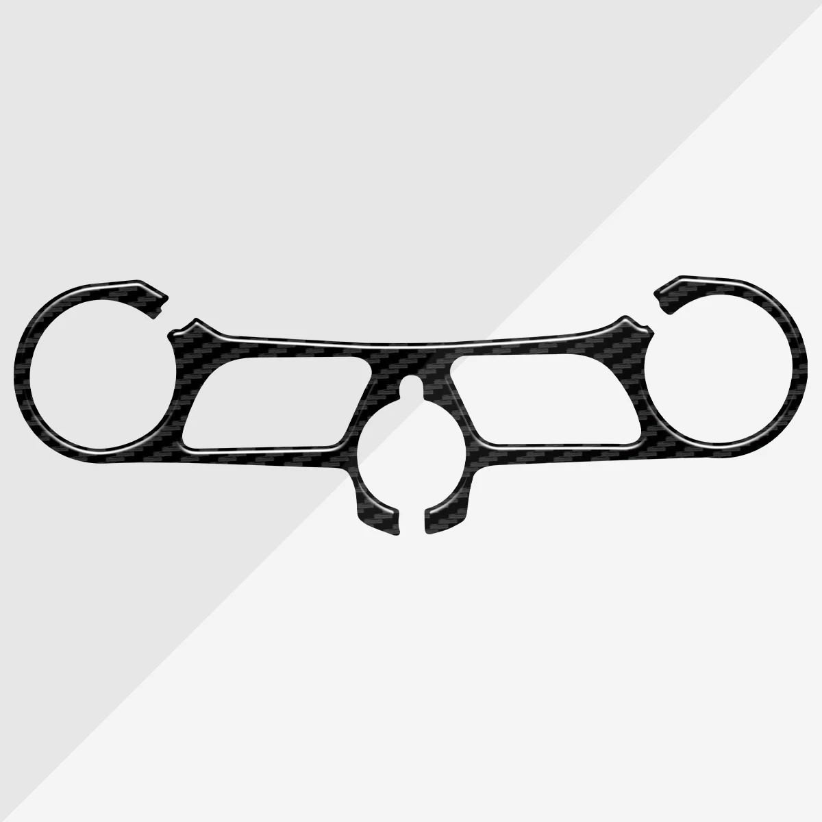 

3D Resin Motorcycle Carbon Fiber Stickers Top Triple Clamp Yoke Case for Ducati 959 1199 1299