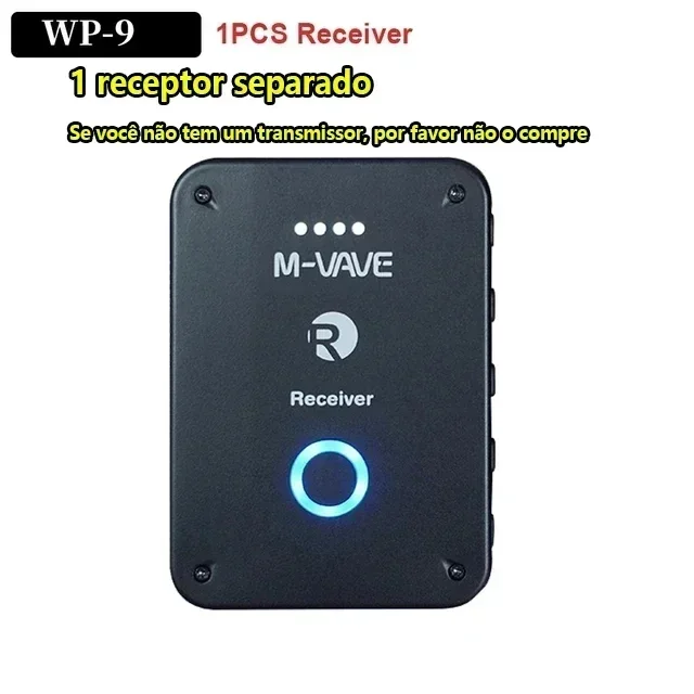 

M vave WP-9 Wireless Earphone Monitor 2.4GHz ISM Transmitter Receiver Support Stereo Mono Recording Function Rechargeable