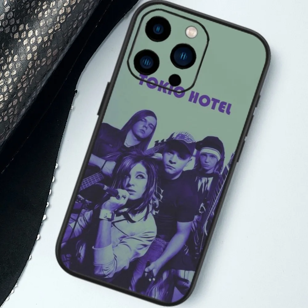 Tokio Hotel Band Phone Case For iPhone 13 14 15 11 12 Mini Pro Max XR X Black Shell