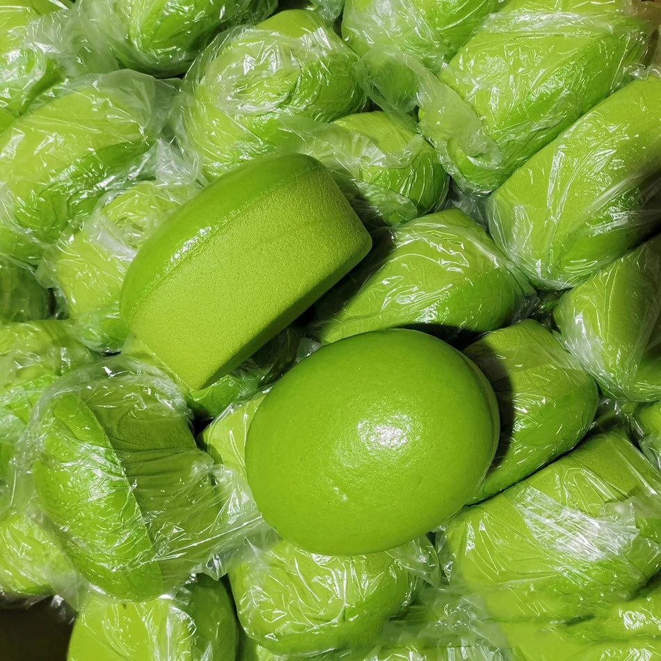 Nieuwe Simulatie Pu Matcha Cake Brood Pinch Squeeze Stress Relief Speelgoed Mini Cake Trage Rebound Zachte Pinch Decompressie Ontluchting Speelgoed