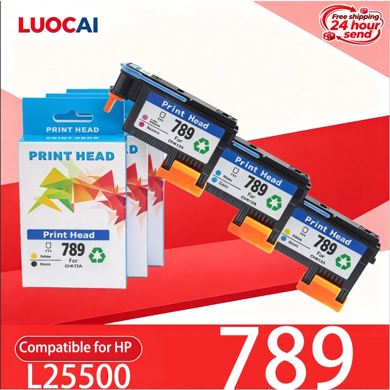 1 set Compatible For HP 789 DesignJet for hp789 Printhead CH612A CH613A CH614A Print Head For HP DesignJet L25500 Printer Head