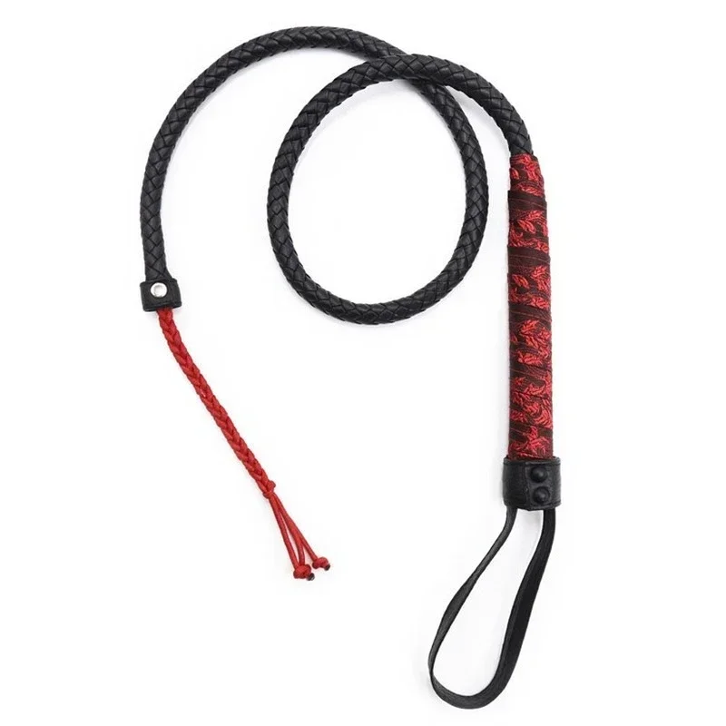 Hand Made Leather Bull Whip 8 Plait Leather Whip new