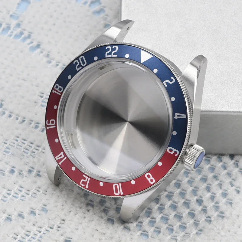 2025 HEIMDALLR GMT ساعة حافظة الفولاذ المقاوم للصدأ 39 مللي متر ساعة الغوص حافظة الياقوت الزجاج مقاوم للماء صالح للحركة التلقائية NH34A