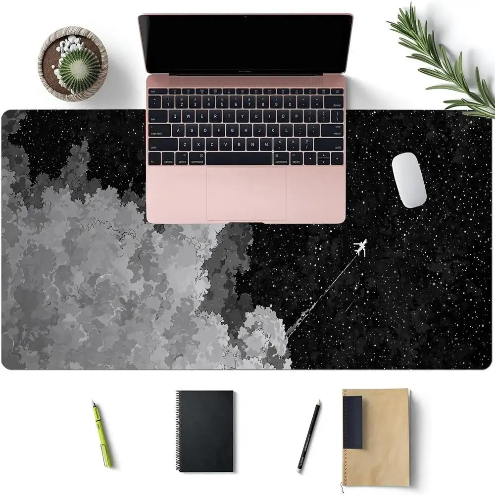 

Pixel sky Mouse Pad Large Computer Office Game Table Mats XXL Rubber Anti-slip Gaming Keyboard Mousepads Long Desk Pads