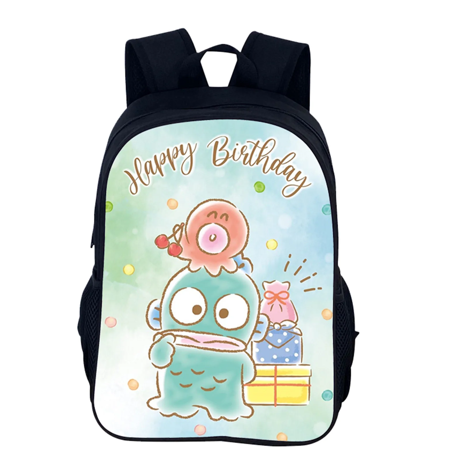 

Little Boy Girl Trendy School Backpack,Cartoon Hangyodon Lightweight Knapsack Daily Use Canvas Bookbag
