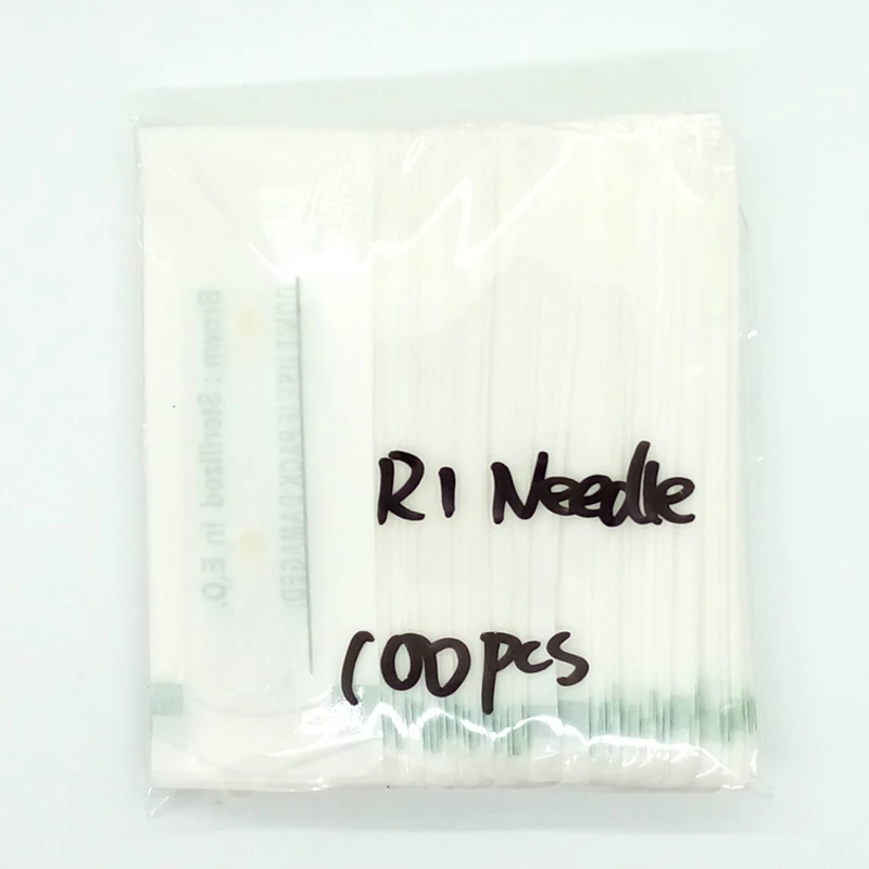 100pcs 3RL/1RL Permanent Makeup Needle Disposable Sterilized Professional Tattoo Needles for Tattoo Eyebrow Machine PMU Needles - Image 2