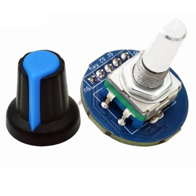 A25P Potentiometer Analog Knob Rotary Potentiometer Module With Knob Cover For EC11 Capacitor Devices