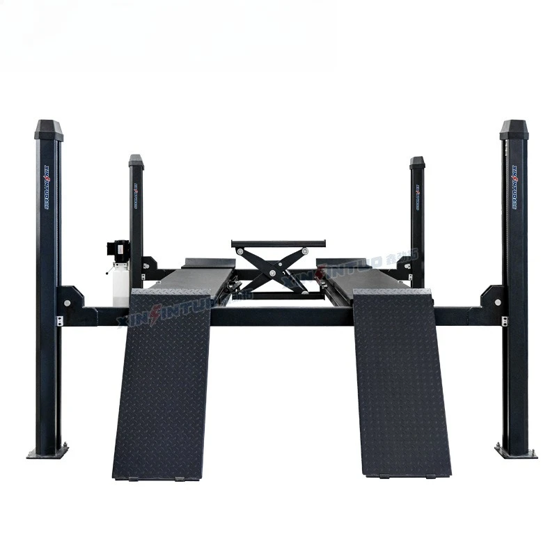 Car four-column lift lift lift repair 3D four-wheel aligner matching