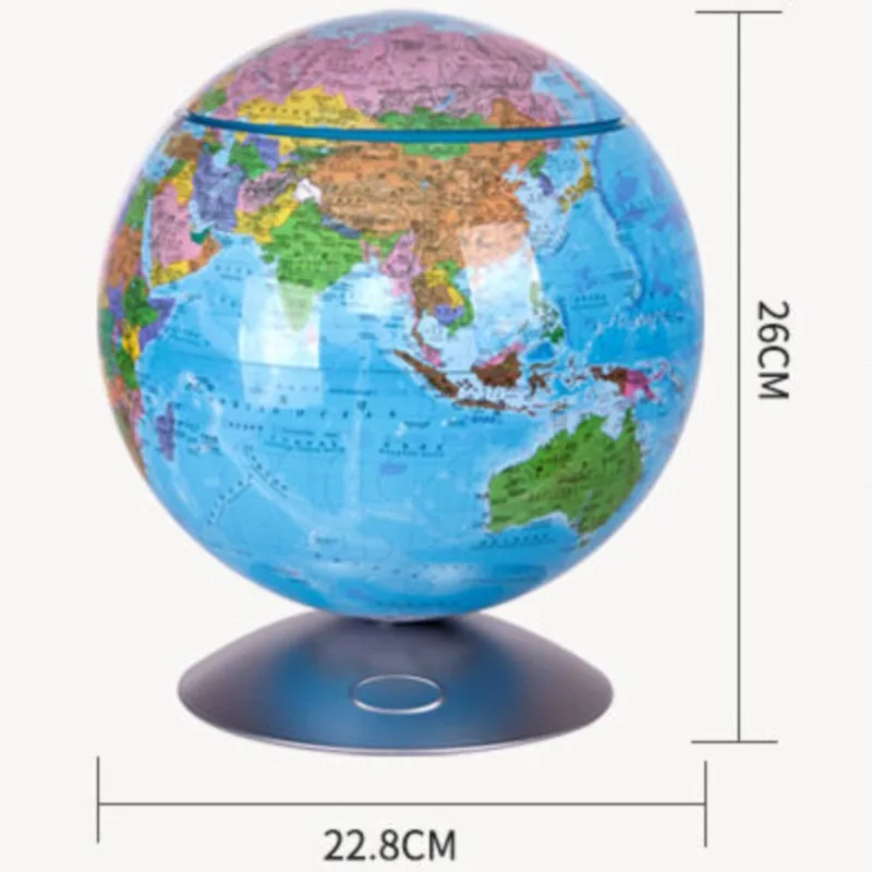 Creative Children Globe Shaped Garbage Bin Storage Can Desktop Study Bedroom Living Room Intelligent Ball Style Waste Bin ZG423