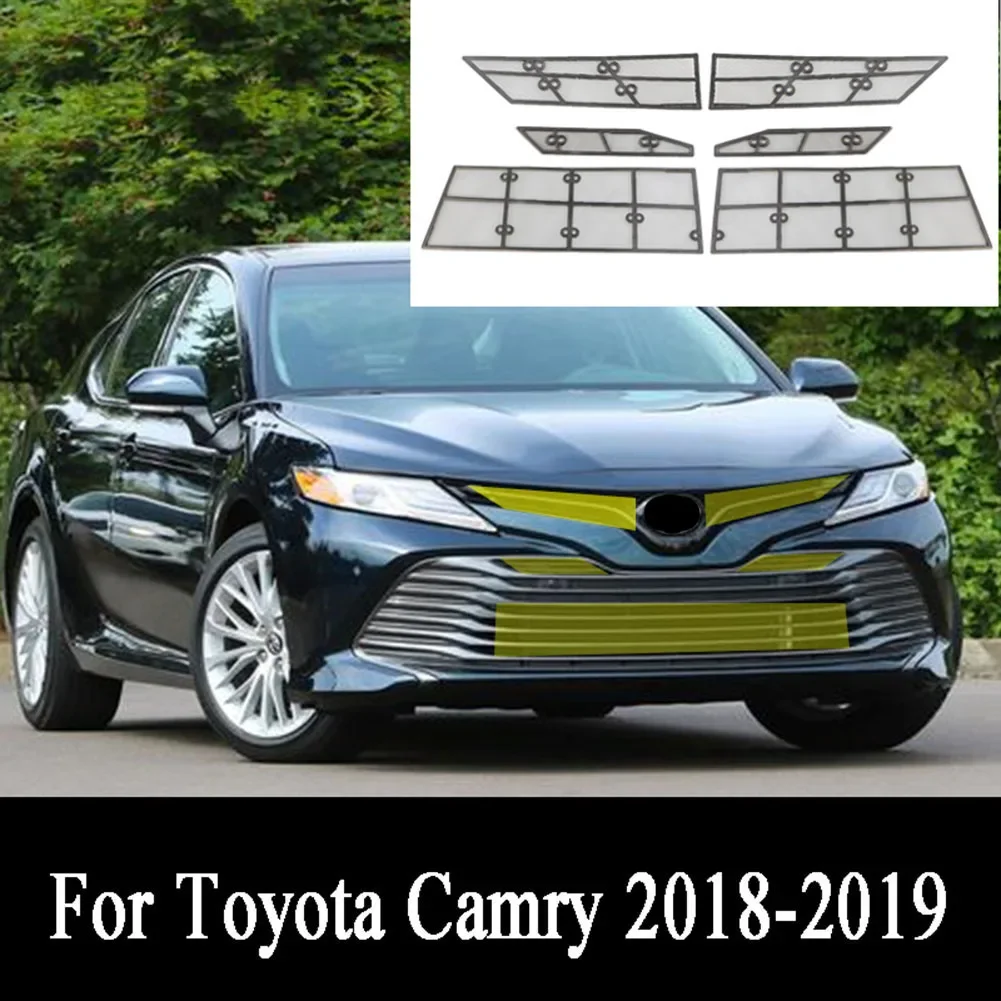 

Front Bumper Chrome Upper Grille Top Trim Hood Molding Garnish for Toyota Camry 2018-2019