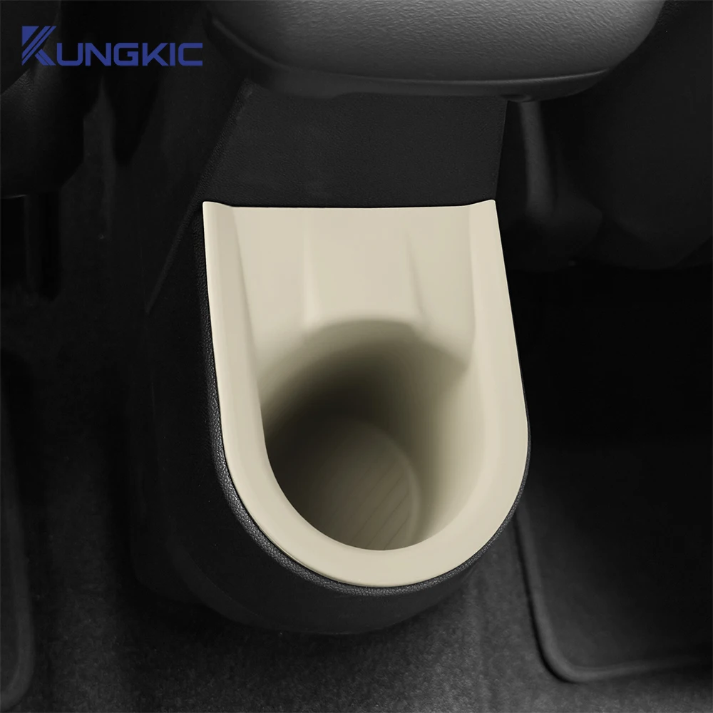

Car Rear Water Cup Holder Central Control Drinks Holder Silicone Storage For MINI Cooper S F65 F66 F67 2024 2025 Accessories